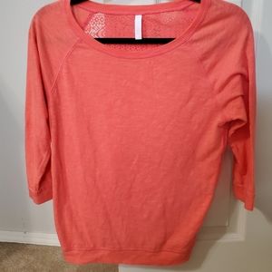 3/4 sleeve lace back design top